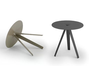 TRIA - Metal coffee table by Kendo Mobiliario - view 3